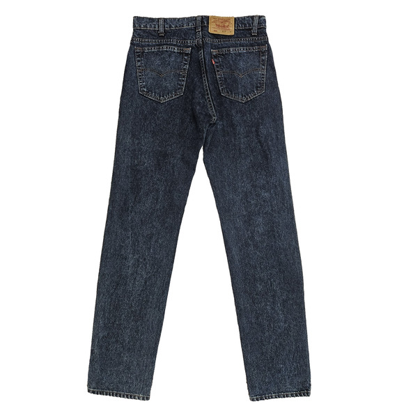 Vintage Y2K Levi's 505 Jeans Men's 34x34 Dark Wash Made in USA 100% Cotton 90s - Picture 1 of 11